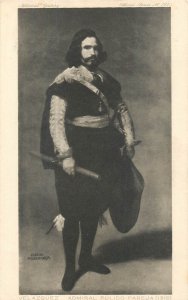 Fine art postcard Velazquez - Admiral Pulido-Pareja