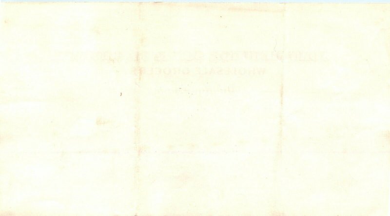 1896 Dubuque, Iowa John Mehlhop Letterhead Wholesale Receipt Invoice Coffee R2