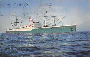 Str Alcoa Sails the Caribbean Freighter Ship 