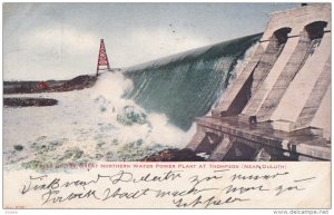 Falls Of The Great Northern Water Power Plant At Thompson, Near DULUTH, Minne...