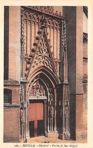 Catedral, Puerta de San Miguel Sevilla Spain Unused 