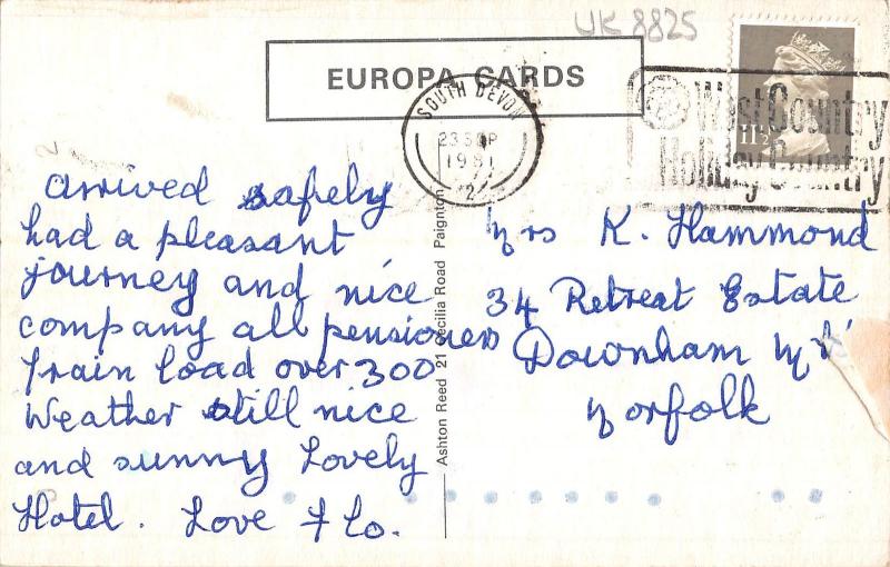 uk8825 torquay devon  uk