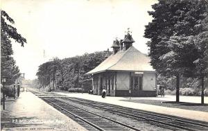 Winchester MA Railroad Station Train Depot Wilson Publisher Postcard