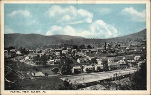 Saxton Pennsylvania PA Partial View Bird's Eye View Vintage Postcard