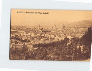 Postcard Panorama dal Viale de Colli Florence Italy