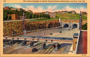 New York City Lincoln Tunnel Between Weehawken and New York City Curteich