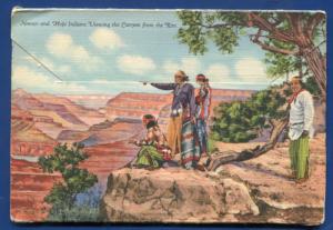 Grand Canyon National Park Arizona az Rim EL Tovar Hotel Postcard Folder