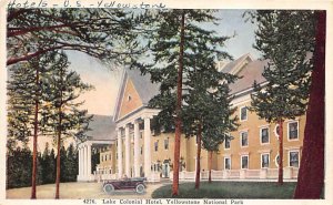 Lake Col. Hotel Yellowstone National Park, USA National Parks Unused 