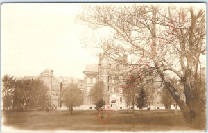 1900s Cedar Falls RPPC IA Teachers Normal College University Real Photo UNI A137