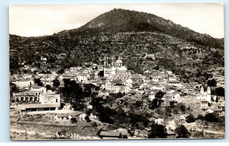 *Taxco Mexico City Town View Mountainside Vintage Photo Postcard C81