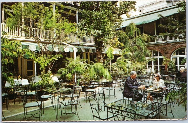 New Orleans, Louisiana  - Brennan's restaurant - outdoor dining