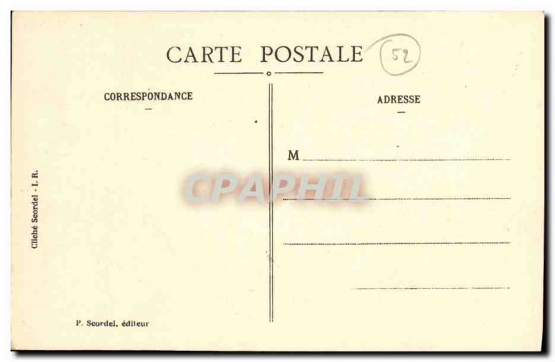 Old Postcard Chaumont Le Vieux Donjon