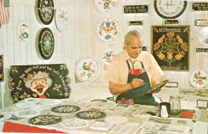 Hex Sign Painter Created right before your very eyes every day at HersheyPark...