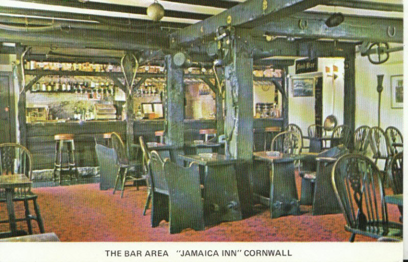 Cornwall Postcard - The Bar Area - Jamaica Inn  - Ref 19642A