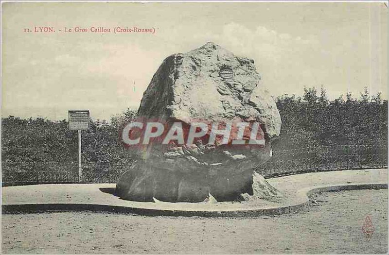 Old Postcard Le Gros Caillou Lyon Croix Rousse