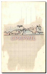 Old Postcard Musee Du Louvre Victorie of Samothrace