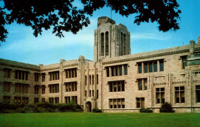 VINTAGE POSTCARD ARTHUR JORDAN MEMORIAL HALL BUTLER UNIVERSITY INDIANAPOLIS IN