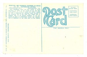 VA - Richmond. Jefferson Hotel 