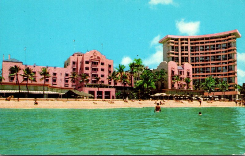 Hawaii Waikiki Beach Royal Hawaiian Hotel