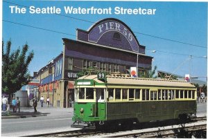 The Seattle Waterfront Pier 59 & Streetcar Seattle Washington 4 by 6