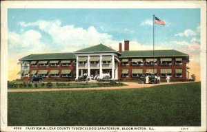 Bloomington Illinois IL Fairview McLean Tuberculosis Sanatorium Vintage Postcard