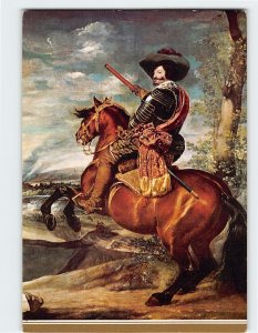 Postcard Gaspar de Guzmán, Count-Duke of Olivares By Velazquez, Prado, Spain