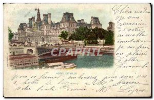 Old Postcard Paris City Hall