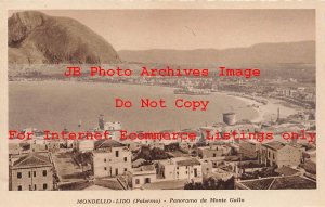 Italy, Sicily, Palermo, Mondello-Lido, Panorama View Of Monte Gallo