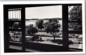 Postcard ON Gananoque View of St. Lawrence River from Hotel Blinkbonnie 1950 K68