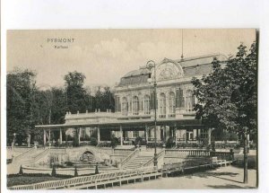 258007 GERMANY BAD PYRMONT Kurhaus Vintage postcard