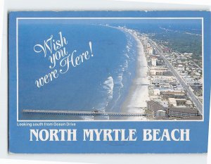 Postcard Wish You Were Here! Greetings from Myrtle Beach South Carolina USA