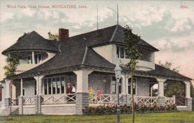 Iowa Mason Muscatine Weed Park Club House