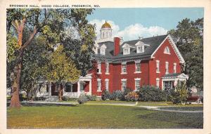 Frederick Maryland 1920s Postcard Brodbeck Hall Hood College