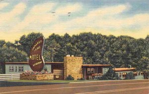 Camargo Lodge Motel US Route 22 OH 3 Cincinnati Ohio 1951 linen postcard