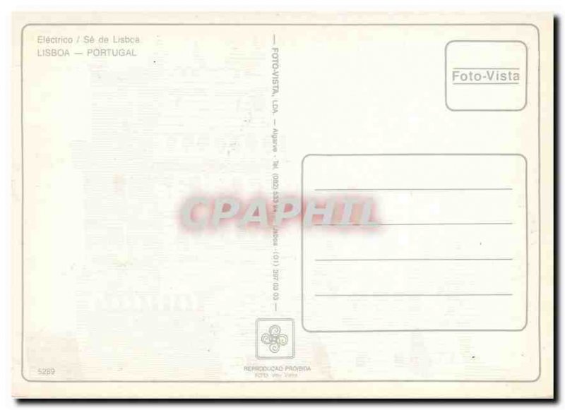 Postcard Modern Lisboa Portugal