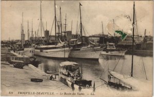 CPA TROUVILLE DEAUVILLE - Le Bassin des Yachts (1225784)