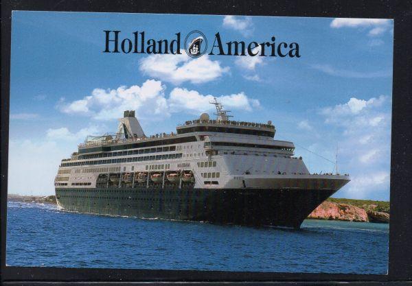 MS Maasdam Holland America Lines colour  unused