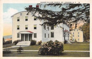 Mt Lebanon New York Shaker Vilage Church Exterior Vintage Postcard JJ649221