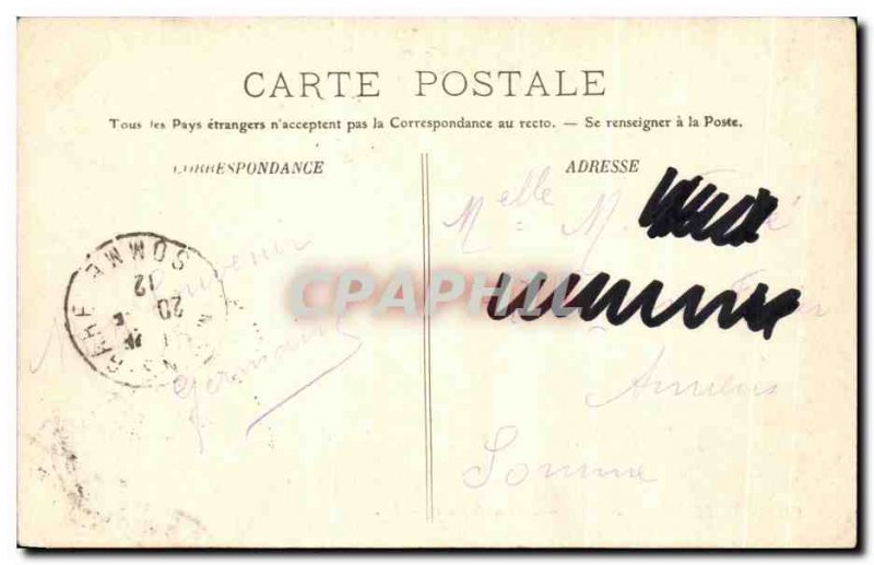 Old Postcard Chateau Pierrefonds The West Facade