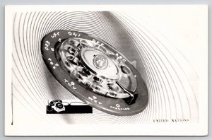 United National RPPC Rotary Dial Telephone Advertising c1950s Postcard D22