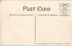 Vtg 1910s Brooklyn Bridge and Lower New York NY Ships Steamers Unused Postcard