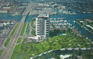 Florida Fort Lauderdale Aerial View Of Pier 66 1976