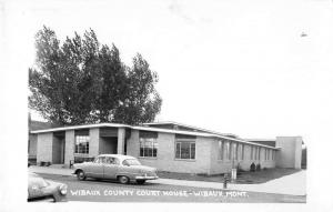 Wibaux Montana Court House Real Photo Antique Postcard K38722