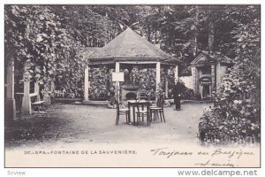 SPA , Belgium , PU-1903 ; Fontaine de la Sauveniere