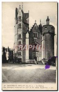 Old Postcard Montreuil Bellay Chateau