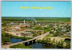 College Universitaire, Laurentian University, Hearst ON, Aerial View Postcard