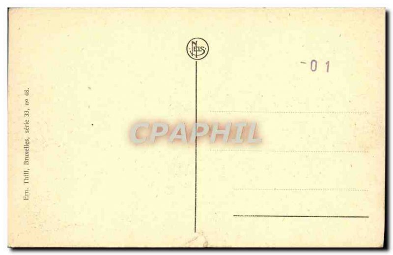 Old Postcard Dinant Boat Depart