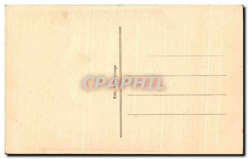 Postcard Old Table pentagonal reliquary Tresor Conques