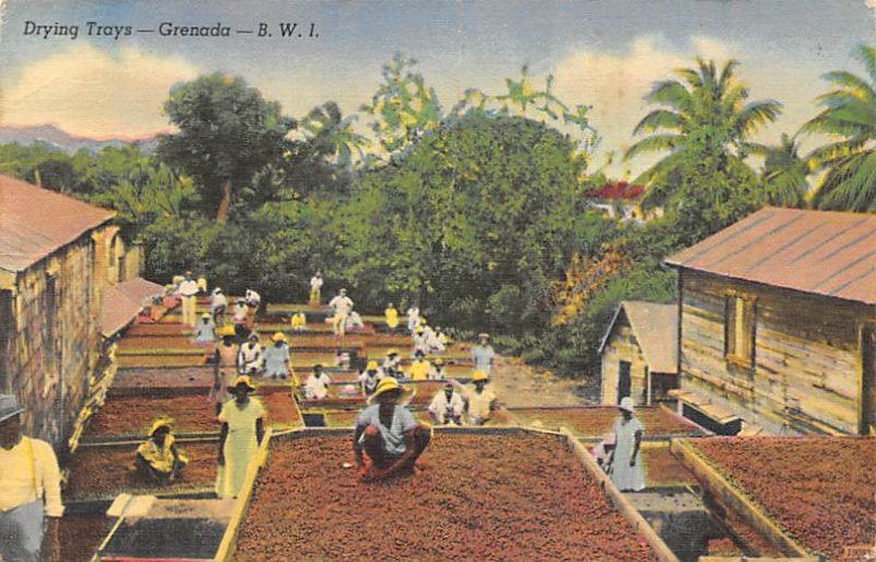 Drying Trays Grenada 1951 no stamp 