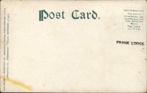 Bemis Maine ME Train Station Depot Railroad c1910 Postcard